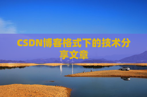 CSDN博客格式下的技术分享文章